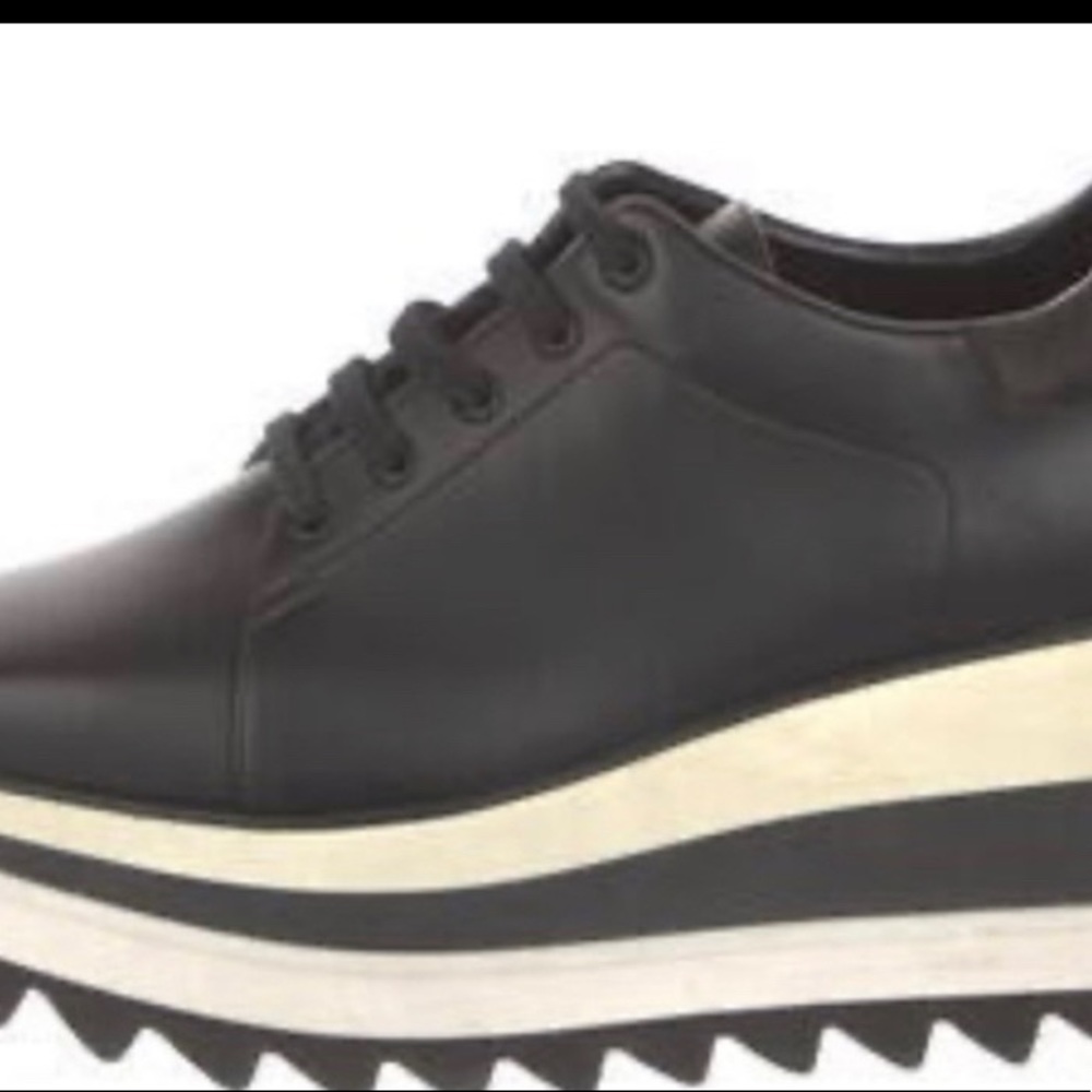 Stella McCartney  Sneak- Elyse  wedge sneakers .